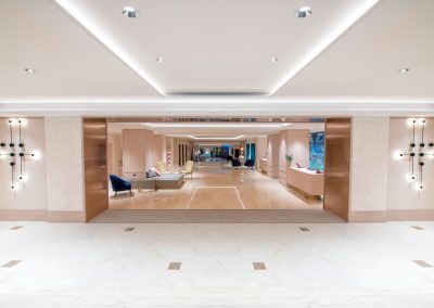 hall hotel sillón diseño interiores Madrid
