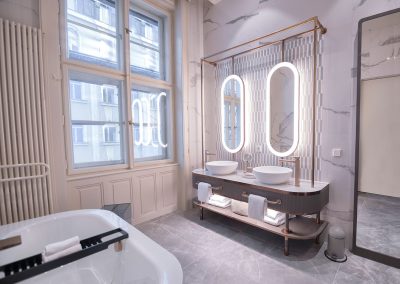 baño hotel diseño interiores Praga