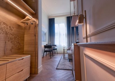 vestidor hotel diseño interiores Praga